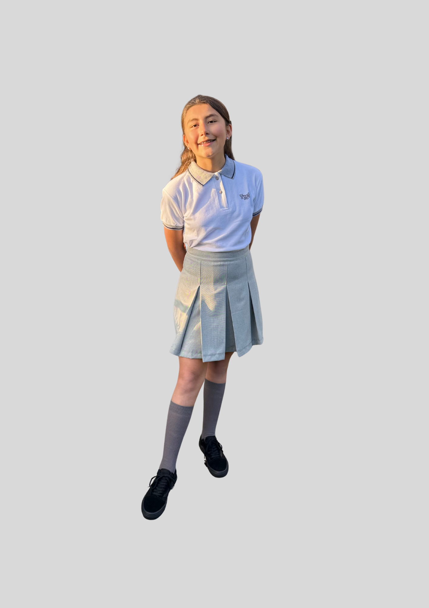 Falda Gris Perla Mayflower