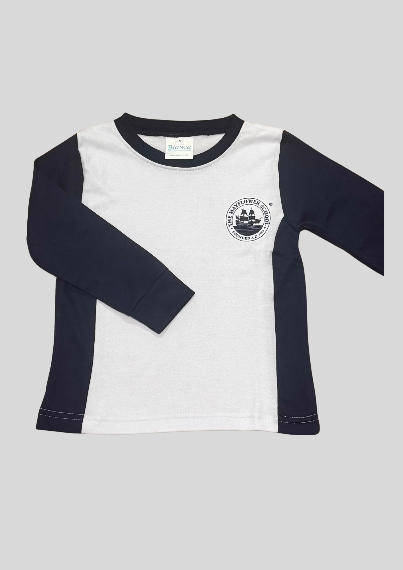 Polera Algodón Manga Larga